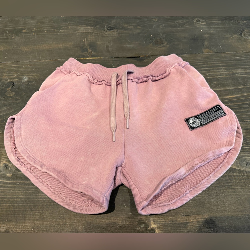 Alphalete very terry tank and shorts set in Rose Quartz